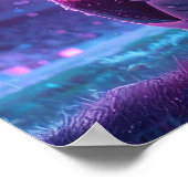 Poster Football dans l'arène de stade conditions météorol (Coin)