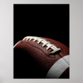 Poster Football Dark Dramatic Laces Close Up (Devant)