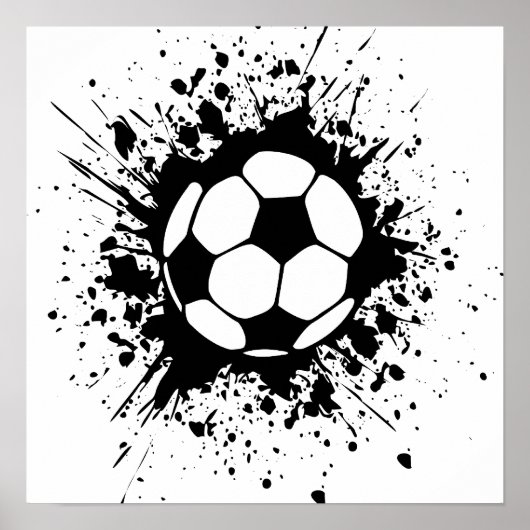 Poster football éclaté (Devant)