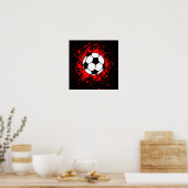 Poster football éclaté (Cuisine)