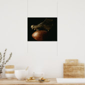Poster Football et nettoyage (Cuisine)