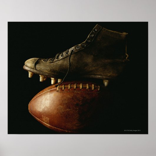 Poster Football et nettoyage (Devant)