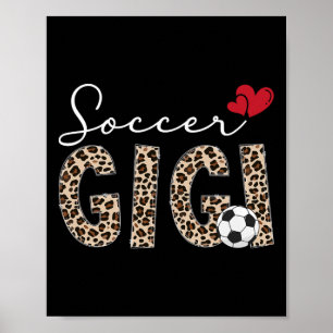 Poster Football Gigi Léopard Gigi D'un Joueur De Football