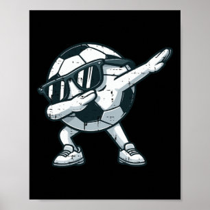 Poster Football Ll Dab Mignon Footballeur Garçons Enfants