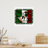 Poster Football mexicain (Cuisine)