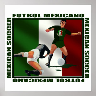 Poster Football mexicain