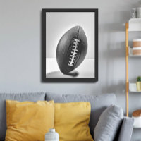 Football Minimaliste Noir et Blanc