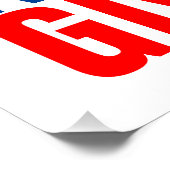 Poster Football Motivational Never Give Up  (Coin)