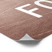 Poster Football Old School (Coin)