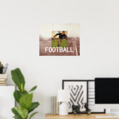 Poster Football Old School (Bureau à domicile)