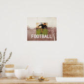 Poster Football Old School (Cuisine)