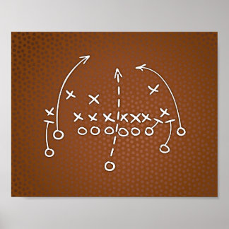 Poster Football Party PLAYBOOK IV Signe Imprimer