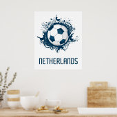 Poster Football Pays-Bas (Cuisine)