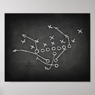 Poster Football PLAYBOOK III Signe Chalk Imprimer