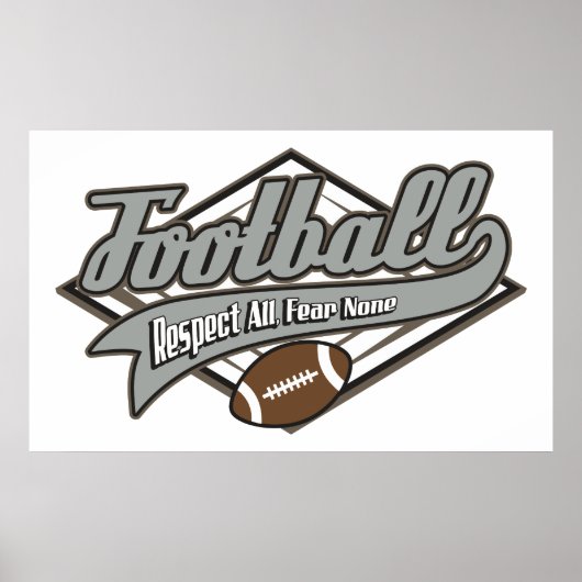 Poster Football Respect (Devant)