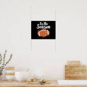 Poster Football Saison Joueur entraîneur Football Jour de (Cuisine)