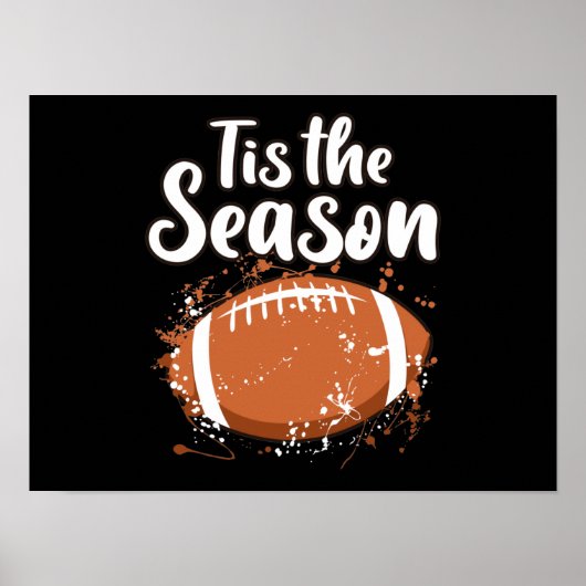Poster Football Saison Joueur entraîneur Football Jour de (Devant)