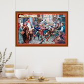 Poster Football Soccer 14e siècle - 1908 Photographie d'a (Cuisine)