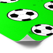 Poster Football / Soccer Ball Seamless Pattern  (Coin)