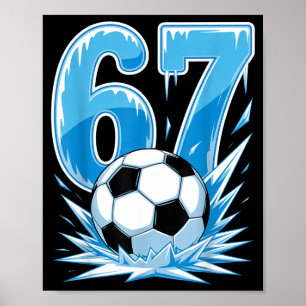Poster Football sur glace 67 Sports de glace Numéro Style