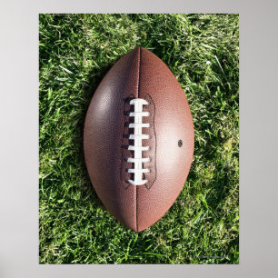Poster Football sur l'herbe