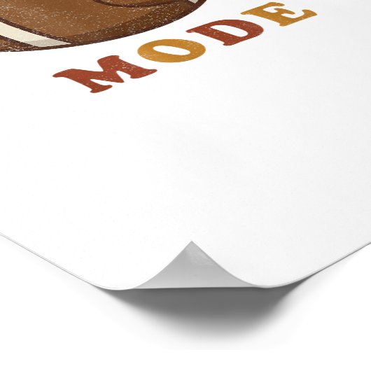 Poster Football Turquie mode fête Thanksgiving Retro Vint (Coin)