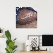 Poster Football vintage (Bureau à domicile)