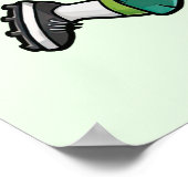 Poster Footballer Alien (Coin)