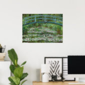 Poster Footbridge Claude Monet Art français (Bureau à domicile)