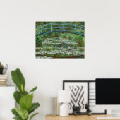 Poster Footbridge Claude Monet Art français (Bureau à domicile)