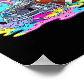 Poster Footll Helmet Drip For Boys Kids Youth Dripping Ic (Coin)