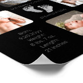 Poster Footprints Multiple Photo Birth Keepsake Granddad  (Coin)