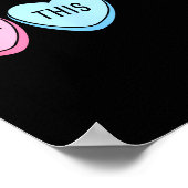 Poster For This Candy Hearts Anti-valentine's Day Gag  (Coin)