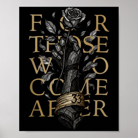 Poster For Those Who Come After (Devant)