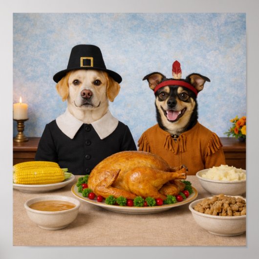 Poster "For Thy Bounty, We Give Thanks" (Devant)