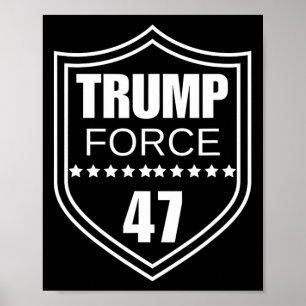 Poster Force 47 Ultra Maga Plus Que Jamais Ne Céder