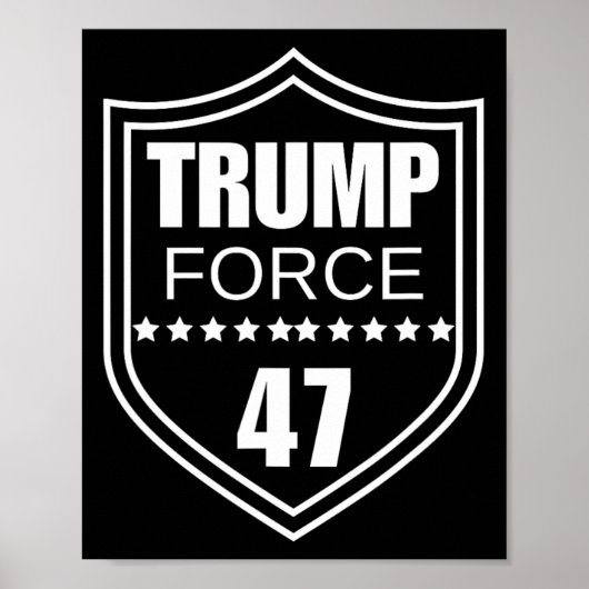 Poster Force 47 Ultra Maga Plus Que Jamais Ne Céder (Devant)