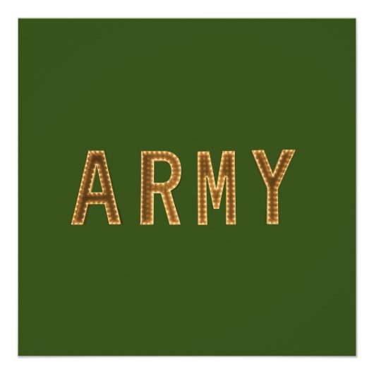 Poster Force de l'armée (Devant)