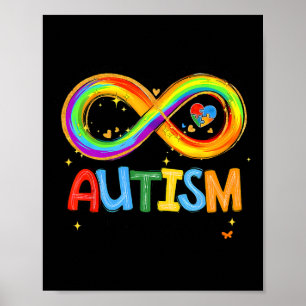 Poster Force De sensibilisation sur l'autisme Et Coeur No