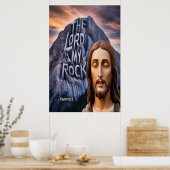 Poster Force Divine : Le Seigneur Est Mon Rocher (Cuisine)