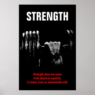 Poster Force Entraînement de musculation Motivation