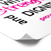 Poster Force (format de cadre photo standard) (Coin)