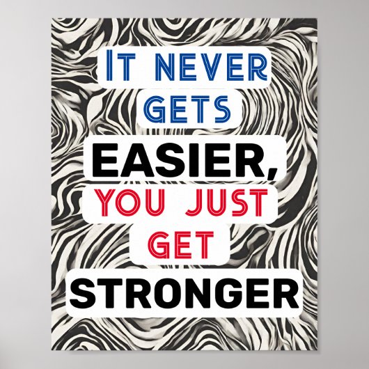 Poster Force motivationnelle Invisible Invalidité Santé (Devant)