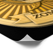 Poster Force opérationnelle Zombie - Insigne de capitaine (Coin)