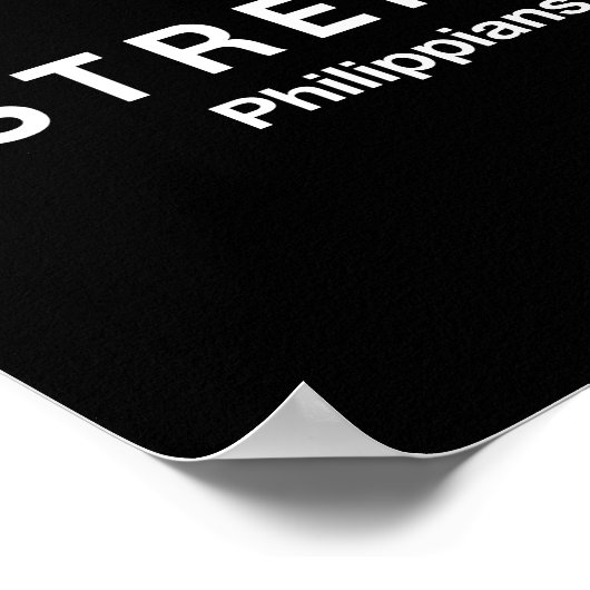 Poster Force Philippiens 4:13 (Coin)