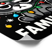 Poster Forced Family Fun – Funny Sarcastic Raccoon Xmas C (Coin)