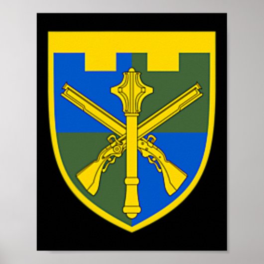 Poster Forces de défense territoriales d'Ukraine Force ar (Devant)