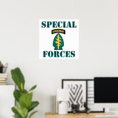 Poster Forces spéciales américaines (Bureau à domicile)