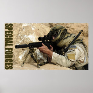 Poster Forces spéciales de l'armée