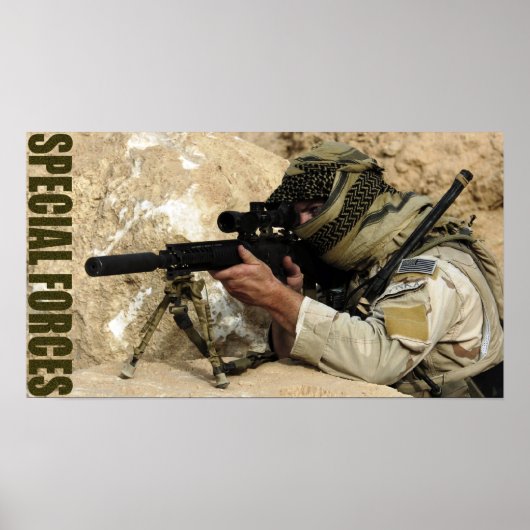 Poster Forces spéciales de l'armée (Devant)